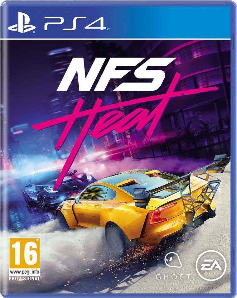 Игра Need for Speed Heat NFS Heat PS4 (PlayStation 4, Русские субтитры)