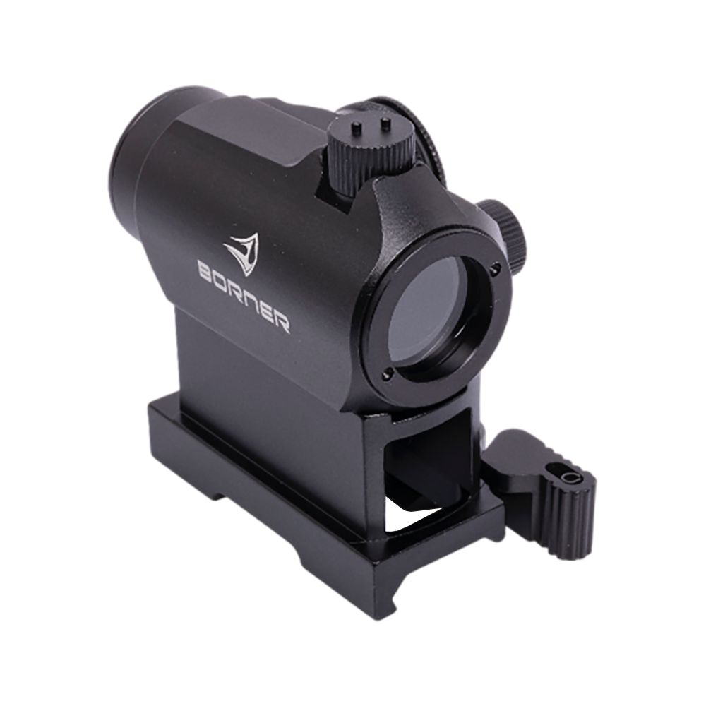 Прицел Borner коллиматорный закрытого типа крепление weaver быстросъемный,