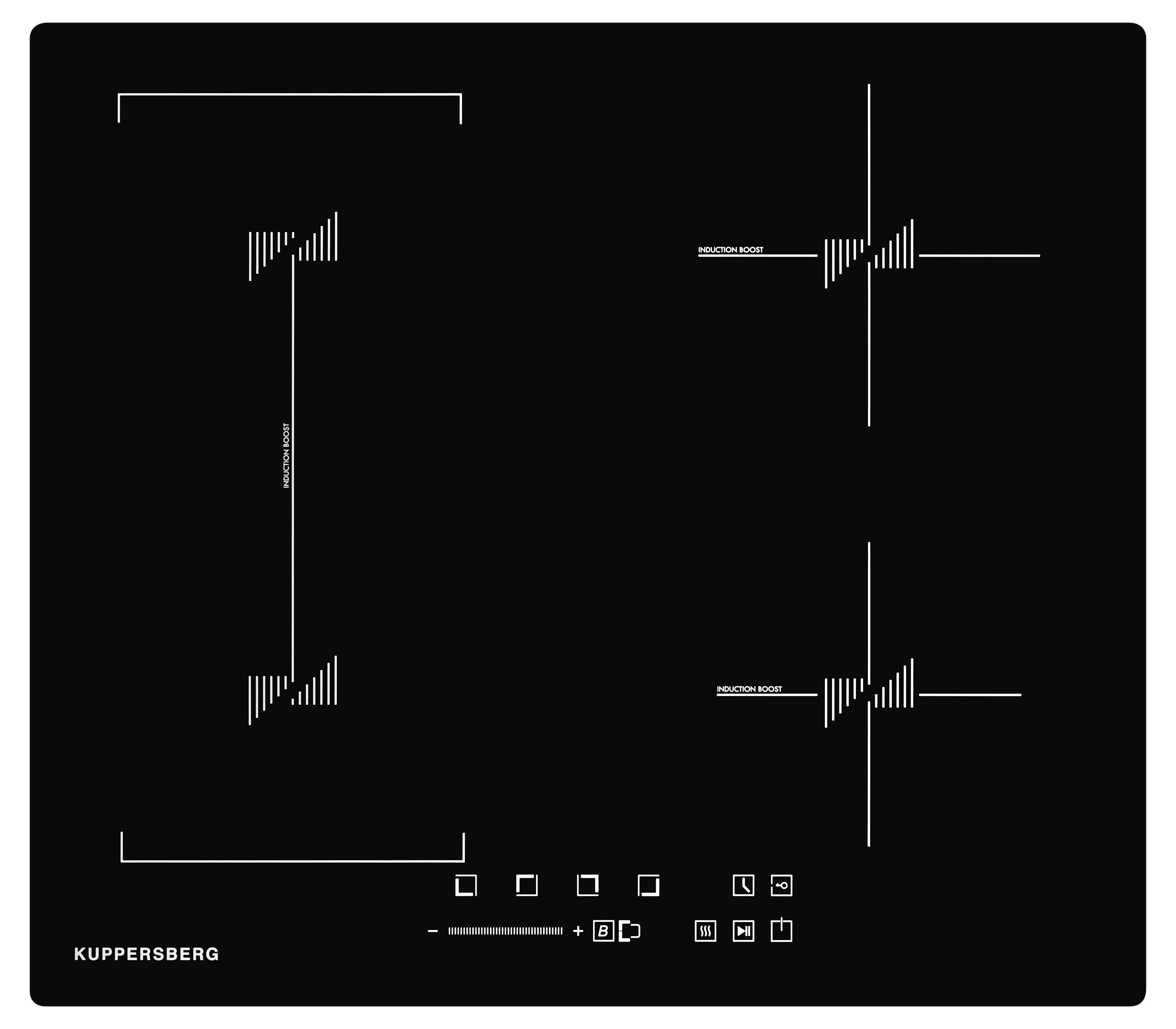 Варочная индукционная встраиваемая панель Kuppersberg ICS 617 (Модификация 2024 года)