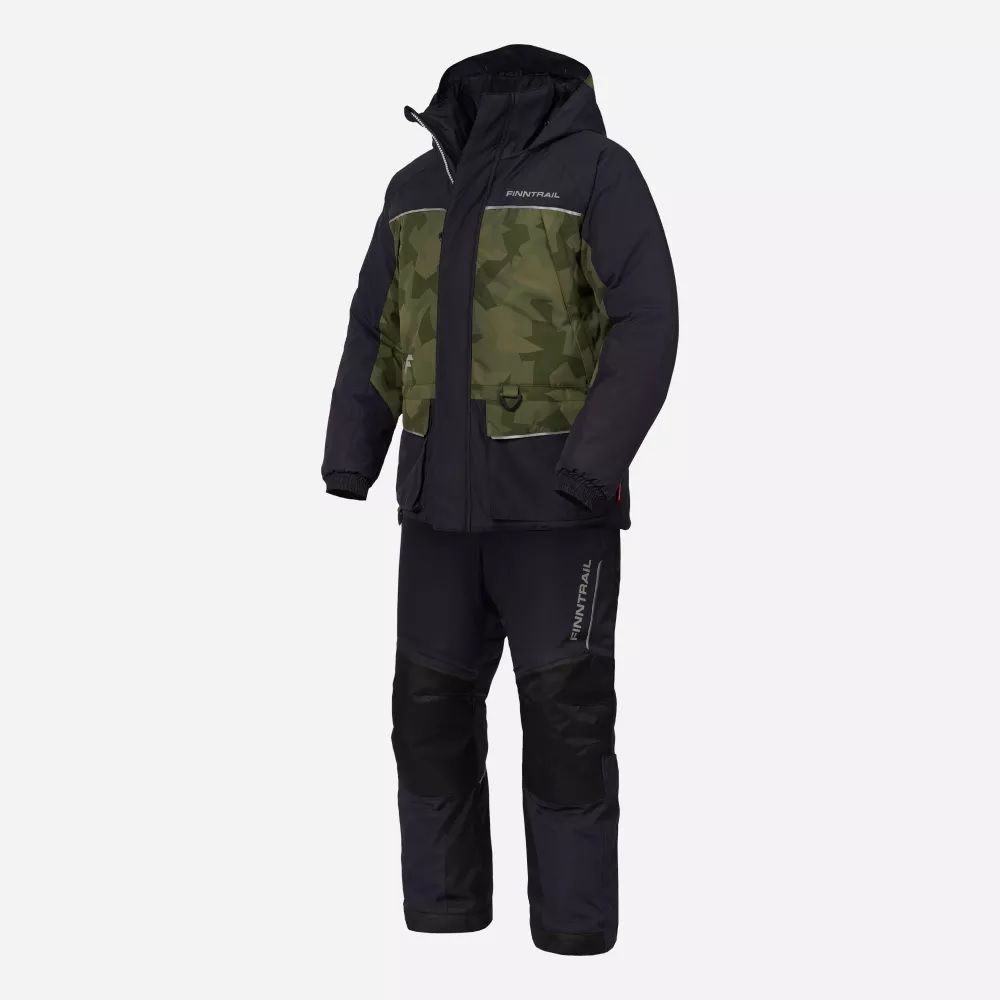 Костюм утепленный FINNTRAIL NORDY 3757 CAMOSHADOWGREEN (XXL / 185-195CamoShadowGreen)