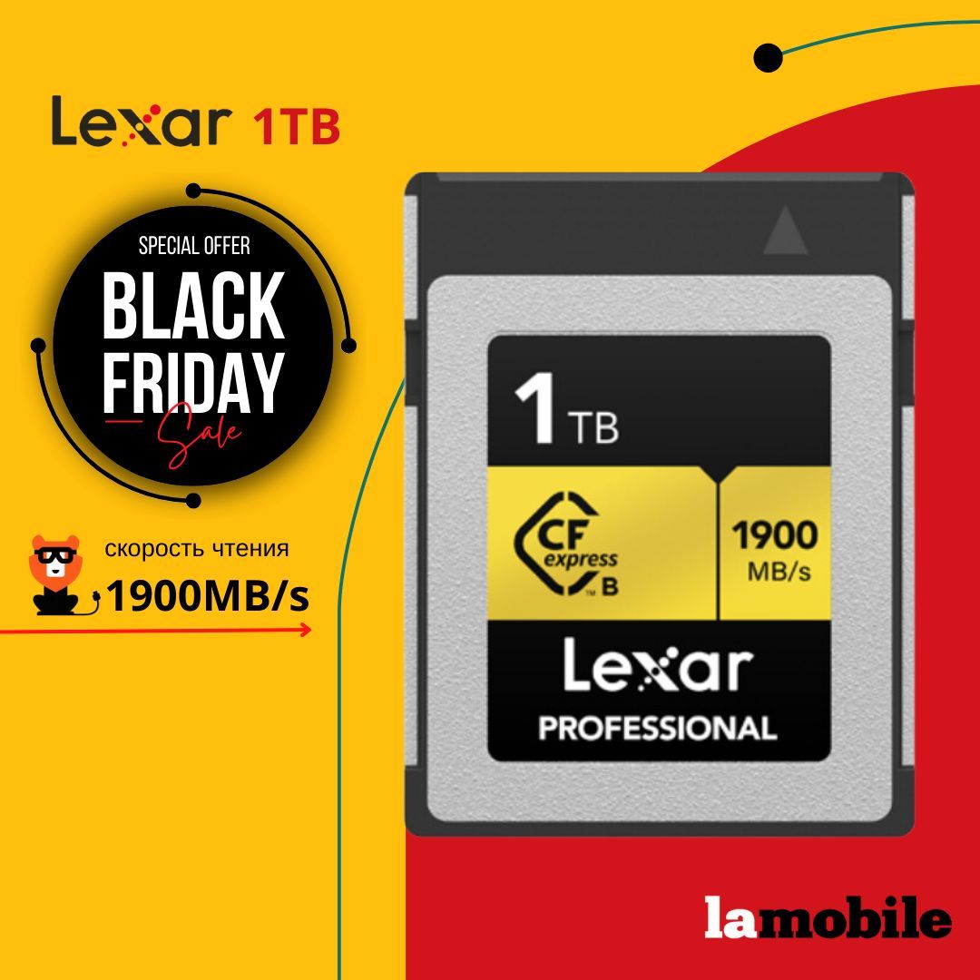 Карта памяти Lexar CFexpress Type B GOLD 1TB