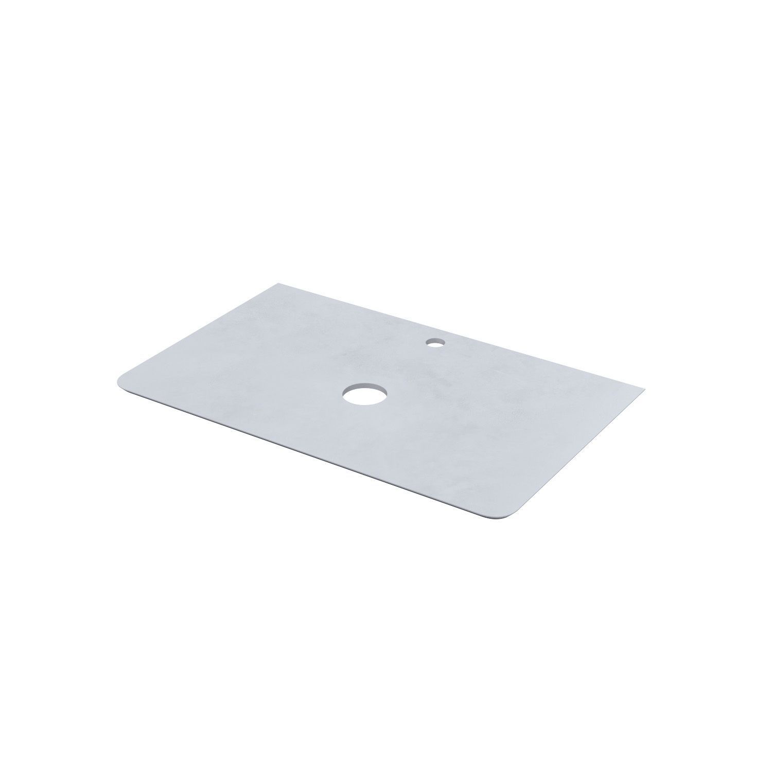 Фото товара на маркетплейсе ozon Столешница под раковину в ванную, керамогранит, 80 см, cветло-серый бетон, IDDIS, Optima Home, OPH80W0i89