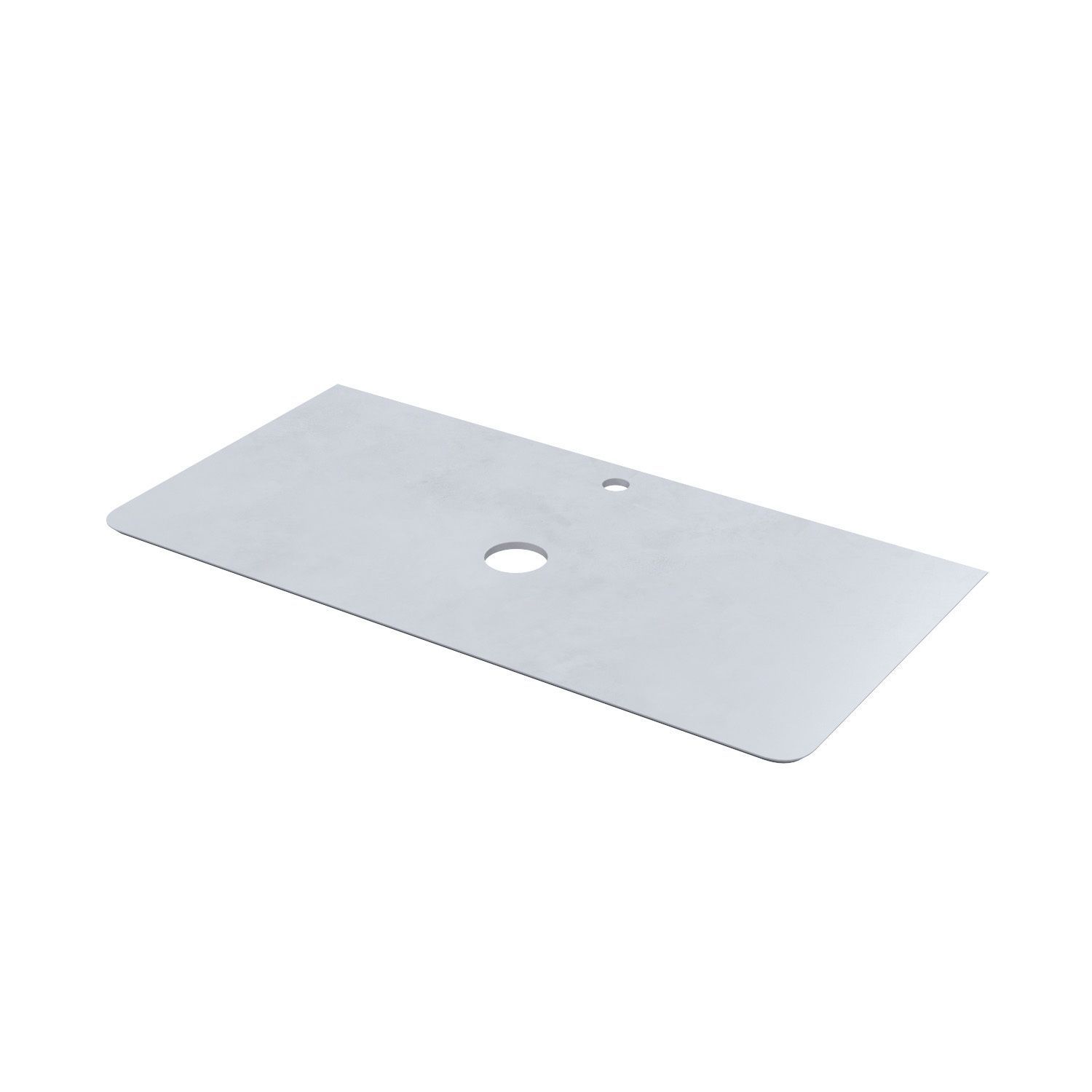 Фото товара на маркетплейсе ozon Столешница под раковину в ванную, керамогранит, 100 см, cветло-серый бетон, IDDIS, Optima Home, OPH10W0i89