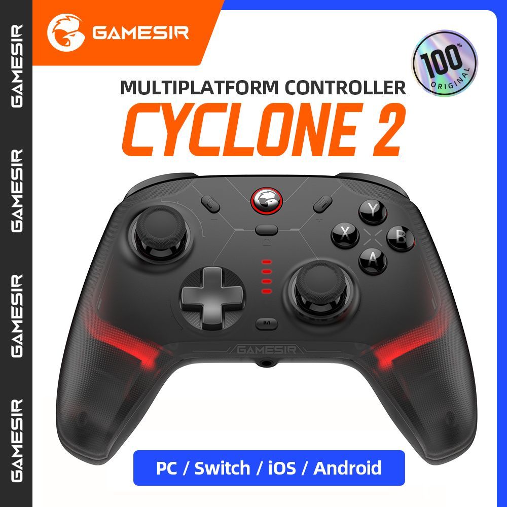 GameSirCyclone2БеспроводнойконтроллерсконтроллеромэффектаХолладляПК,Steam,Switch,ios,Andrioid