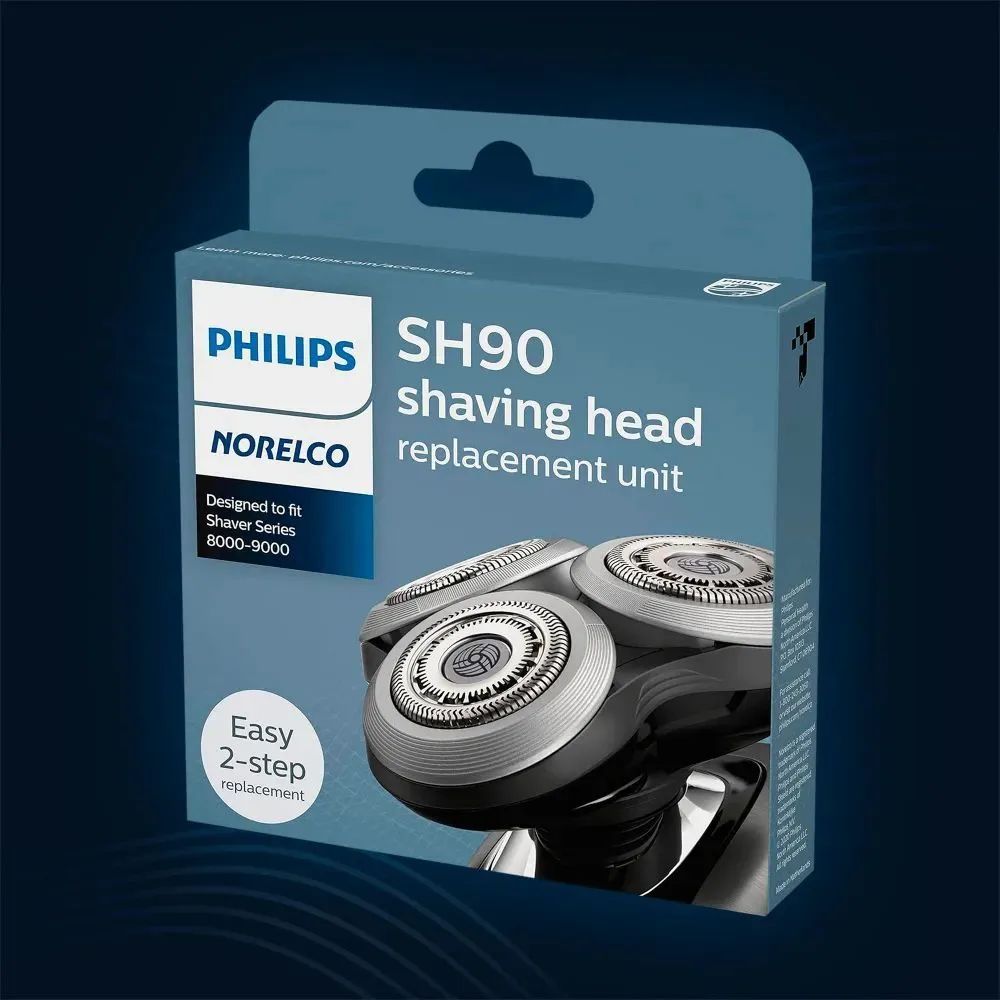 Бритвенные головки Philips SH90 V-track Precision Blades для бритв Philips Series 8900 и 9000