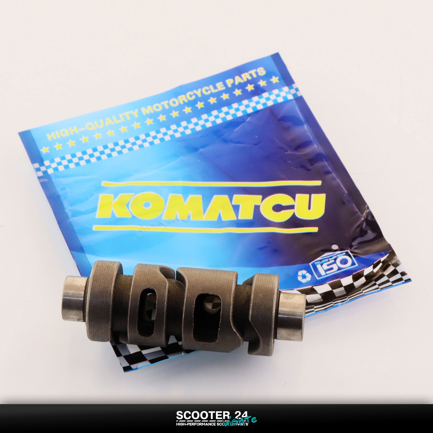 Копирный вал коробки передач для мотоцикла КПП 4T CG125/150 "KOMATCU" 157FMI 163FML 165FMM