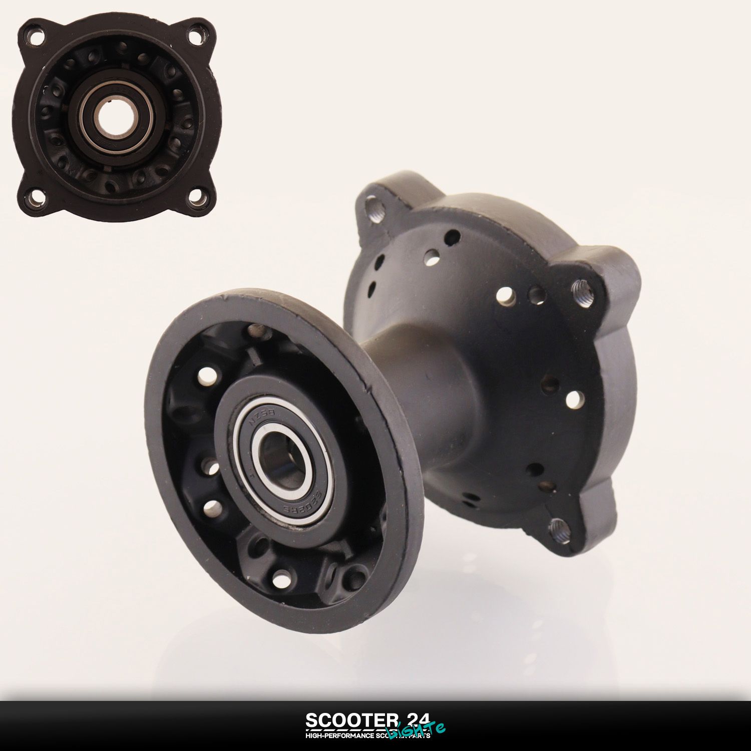 Ступица колеса переднего на питбайк Irbis TTR 125 R17 / Ирбис ТТР мотоцикл с 17 радисом обода