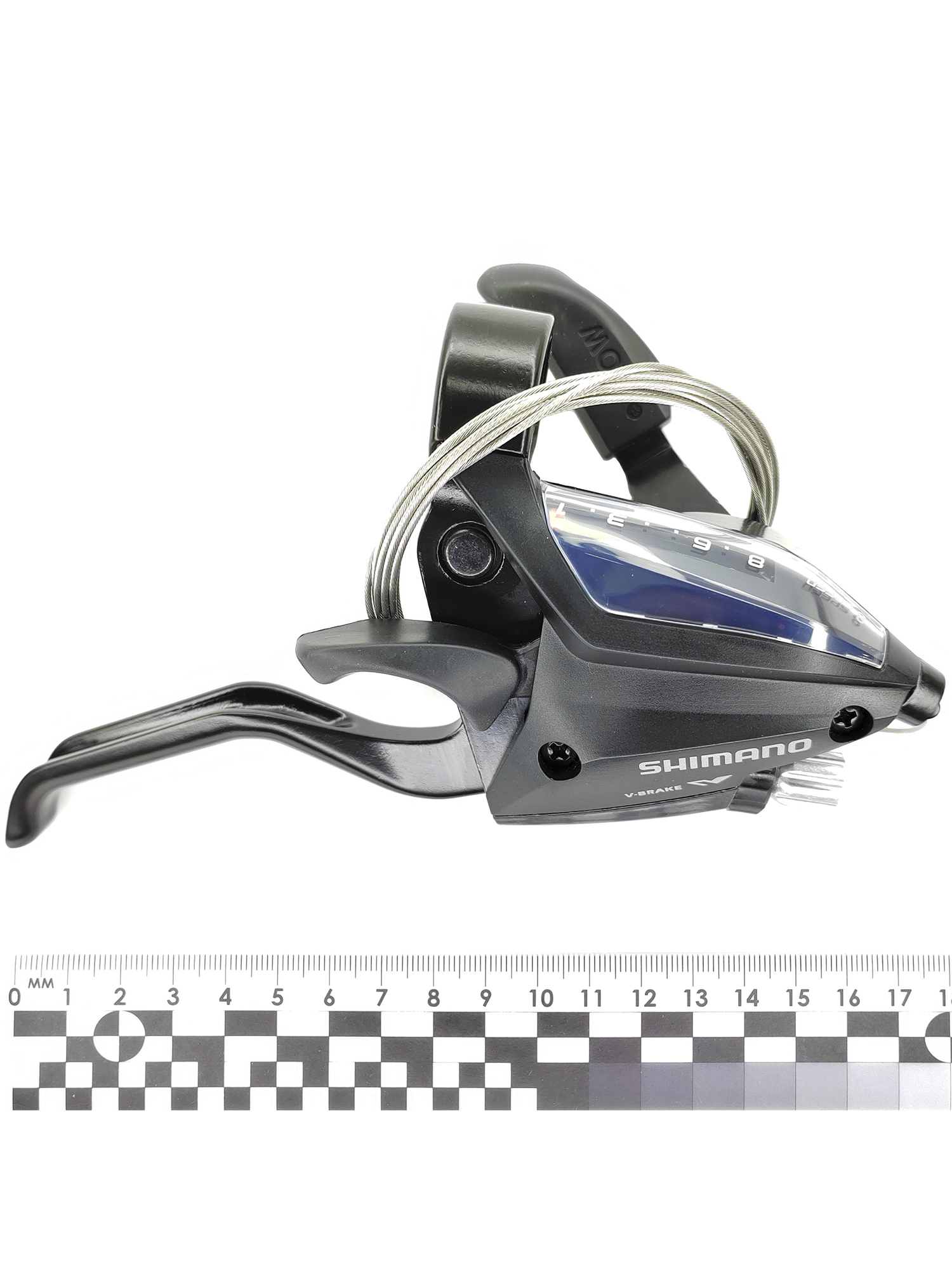 Shimano Шифтер ручка тормоза ST-EF500, 8 скоростей, под 2 пальца, под правую руку, трос 205 см, BOX — Каталог Ozon — фото 7
