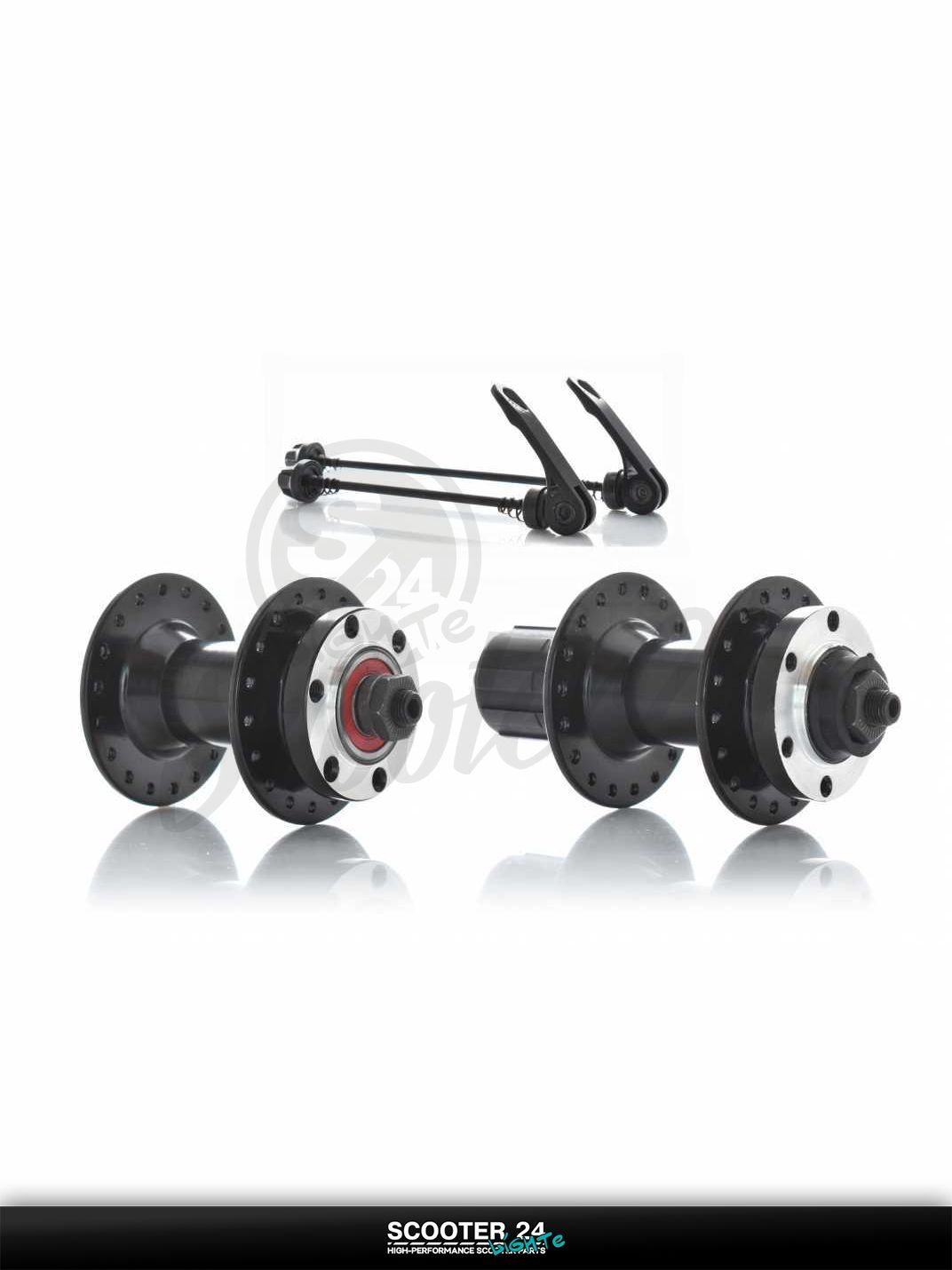 Втулки колеса (ступицы) вело пара, алюминевые, 36 спиц, дисковый тормоз #ZP-009