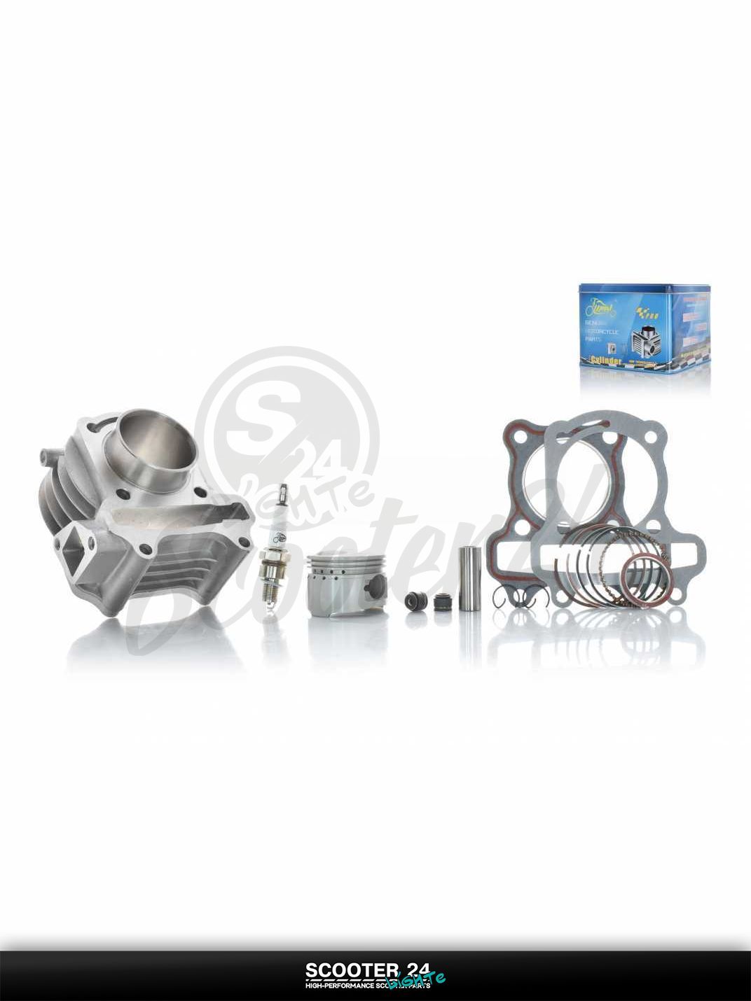 Поршневая группа (ЦПГ) на китайский скутер 139QMB GY6 65 кубов D44 #PRO "LIPAI"