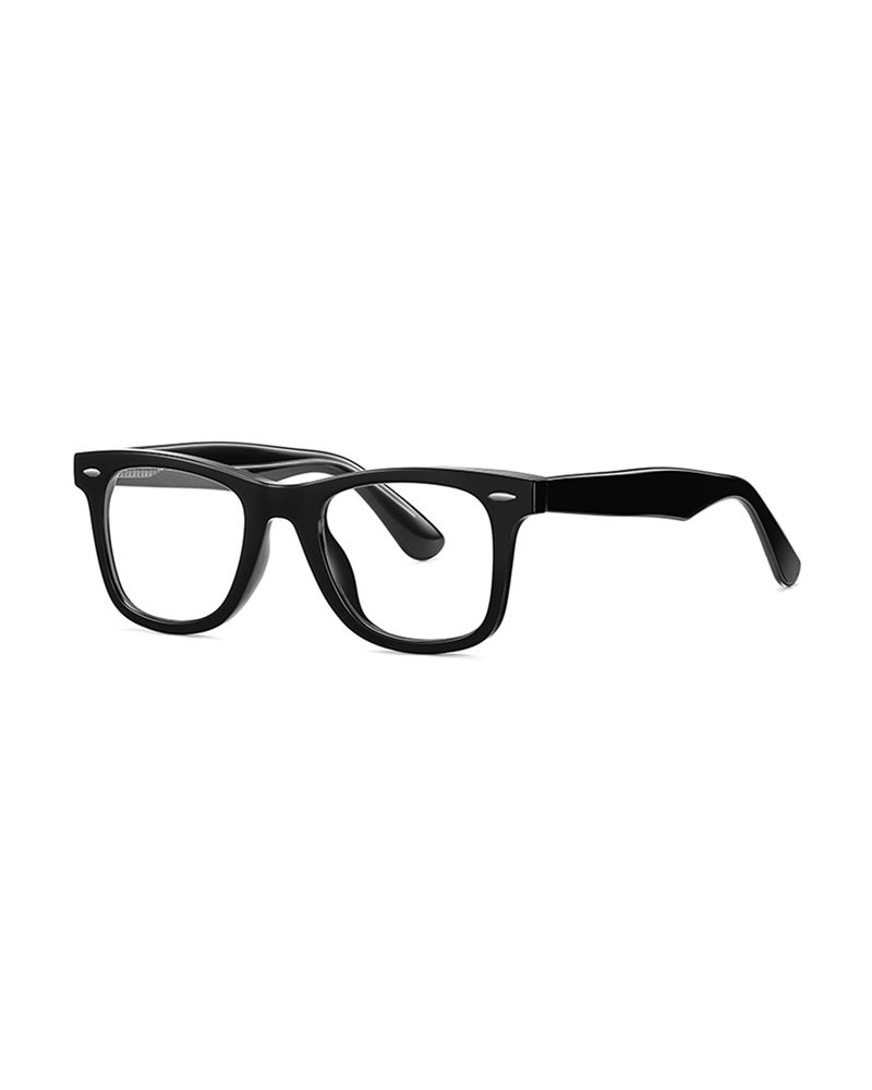 Оправа для очков имиджевая квадратная черная Optik U 2102 C1 мужская женская на узкое лицо