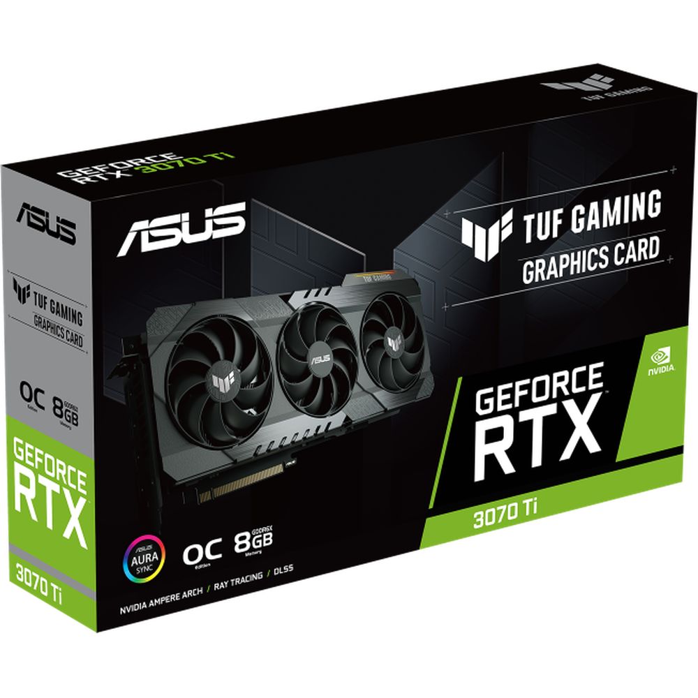 Видеокарта ASUS GeForce RTX 3070 Ti, ГБ GDDR6X PCI-E x16