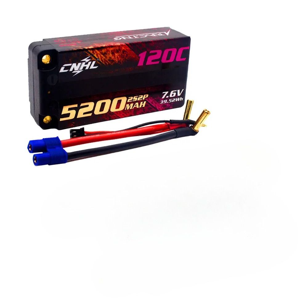 CNHL Racing 2S2P HV 7.6V 5200mAh 120C Hardcase Lipo battery
