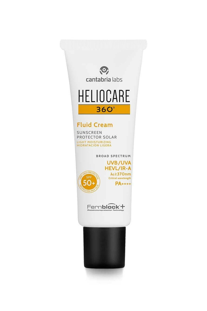 Cantabria Labs Heliocare Fluid Cream Spf 50+ Sunscreen - Солнцезащитный крем-флюид с Spf 50+ для всех #1