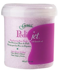 Gena, педикюрная ванночка для ног, отшелушивающее замачивание с лавандой и пачули Pedi Jet, 400 гр.  #1