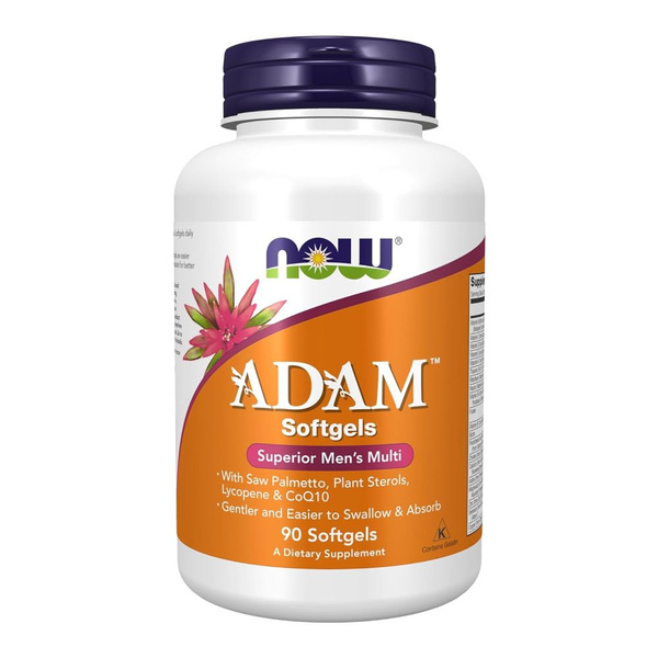 NOW Мужские витамины ADAM MALE MULTI 90 SGELS купить на OZON по низкой ...