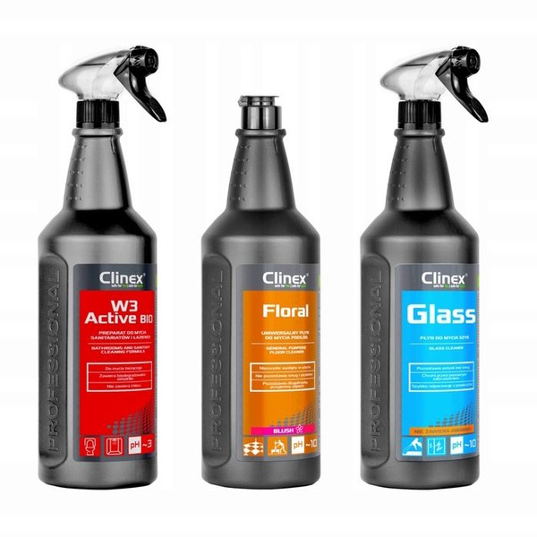 CLINEX Набор для ежедневной чистки - жидкость для мытья полов, для ...