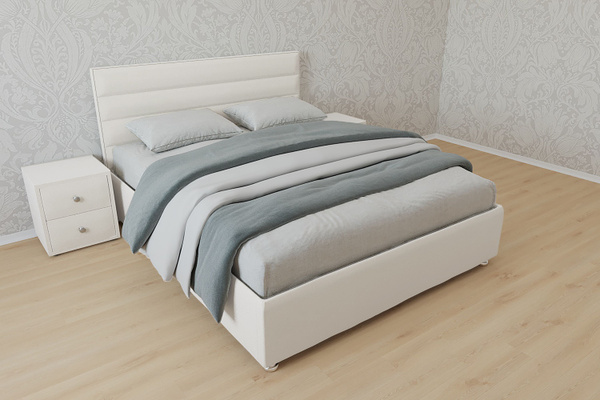 Двуспальная кровать Милан с ортопедическим основанием и с подъемным ...