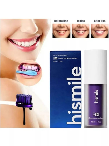 HiSmile V34 Отбеливатель для зубов 30 мл - купить с доставкой по ...