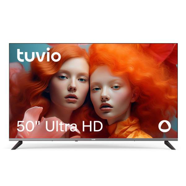 Tuvio Телевизор TD50UFGEV1 50" 4K UHD, темно-серый купить на OZON по ...