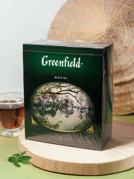 чай черный Greenfield бергамот 100 пак срок (04/27) упак № 4 - купить с ...