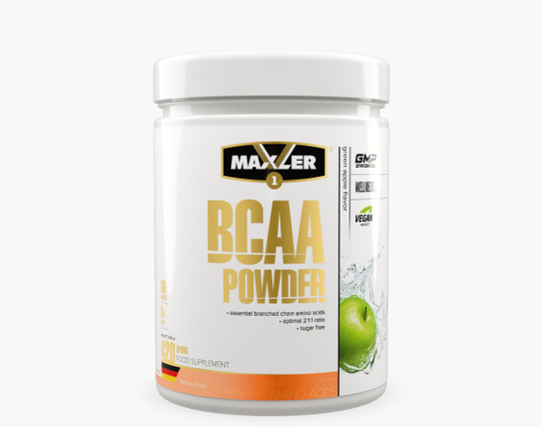 Аминокислотный комплекс Maxler ВСАА Powder 420 Зеленое яблоко - купить ...