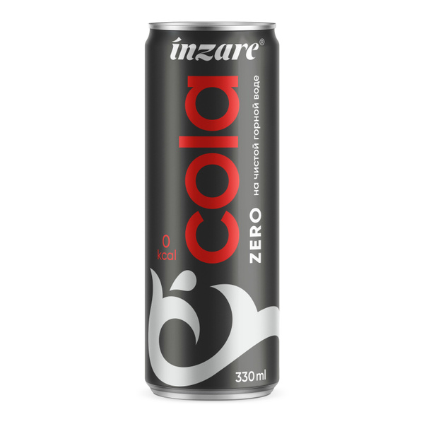 Cola ZERO INZARE газированный напиток Кола Зеро 0,33 л - купить с ...