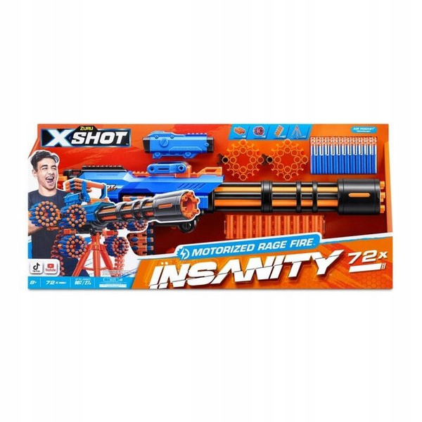 Игрушечное оружие X-Shot Insanity Motorized Rade Fire - Пусковая ...
