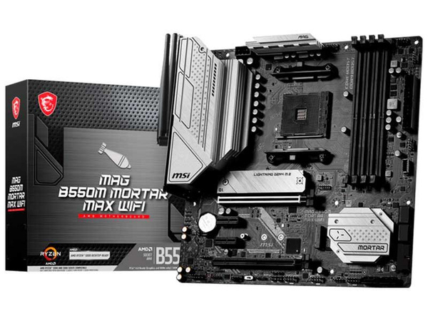 Материнская плата MSI MAG B550M MORTAR MAX WIFI (AM4, ATX) купить по ...