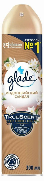 Glade Освежитель воздуха Индонезийский сандал, 300 мл. - купить с ...