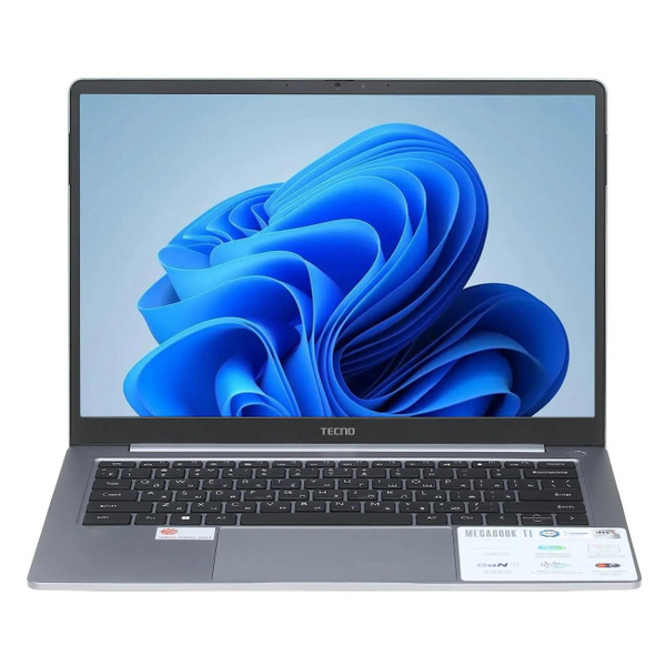 Ноутбук Tecno MEGABOOK-T1 (T1 i5 16+512G Grey DOS T14AA), серый купить ...