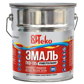 Эмаль универсальная ПФ 115,(желтая), 5кг."ВИТеко" купить на OZON по ...