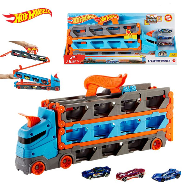 Hot Wheels Игровой трек Mattel Сити Грузовик Скоростная автотрасс ...