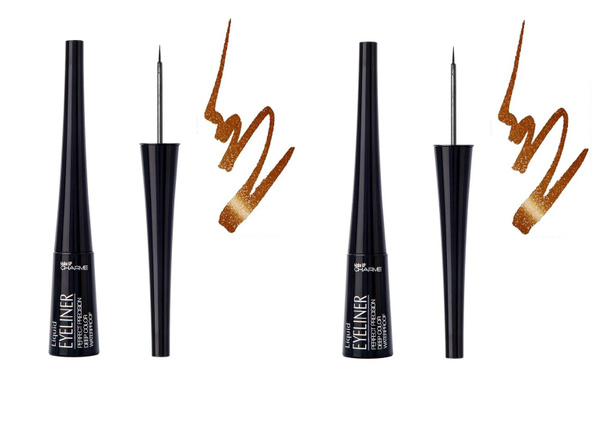 Charme Подводка для глаз водостойкая, Deep Liner,коричневая, 2 уп ...