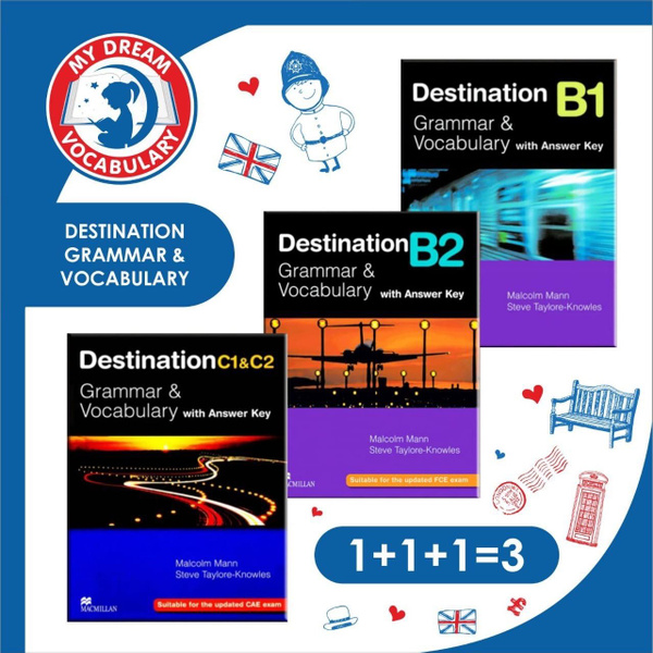 Набор три книги/ Destination B1, B2, C1&C2 Grammar & Vocabulary ...