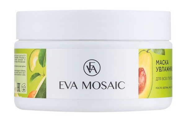 Маска для волос с маслами арганы и авокадо - Eva Mosaic Маска ...