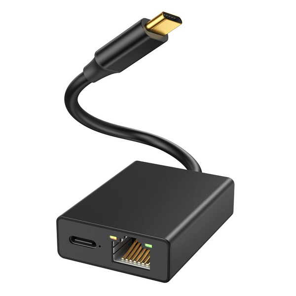 Беспроводной модем Ethernet-адаптер USB C адаптер Type-C к RJ45 сетевая ...