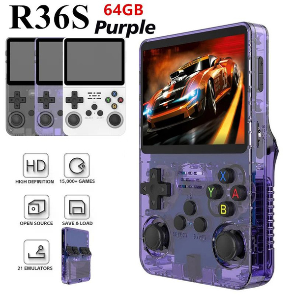 Портативная Игровая Консоль R36S Ретро Игровая Консоль 3D Dual System ...