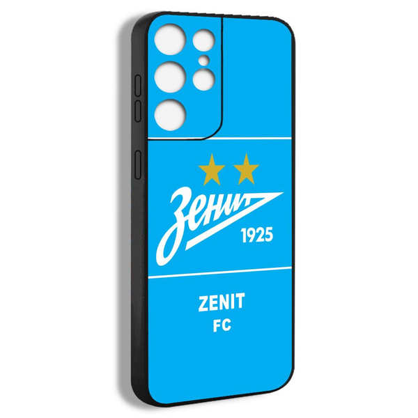 чехол для Самсунг Samsung Galaxy S21 Ultra 5G Зенит эмблема синий ...