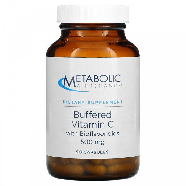 Metabolic Maintenance, Буферный витамин С с биофлавоноидами, 500 мг ...