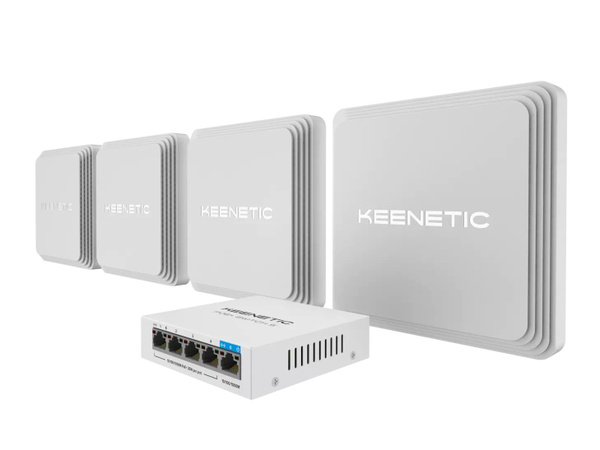 Точка доступа Keenetic Orbiter Pro + Switch Kit, белый купить по низкой ...