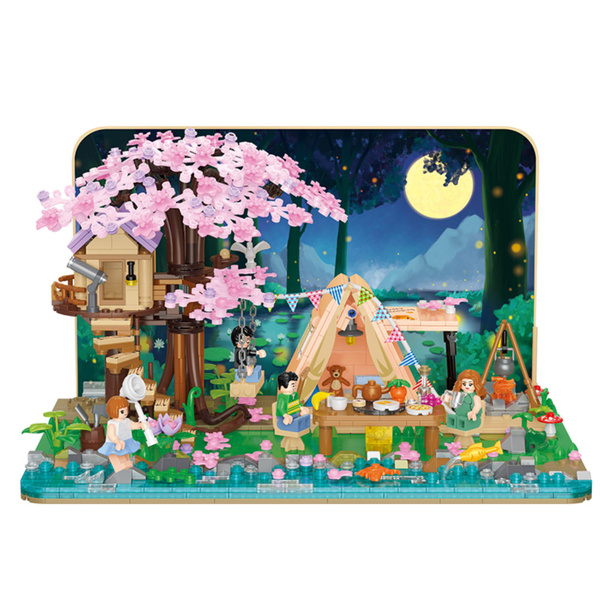 Конструктор Balody 3D из миниблоков Летний поход с фигурками и ...