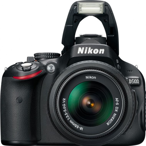 Компактный фотоаппарат Nikon D5100 kit 18-55mm, черный - купить по ...
