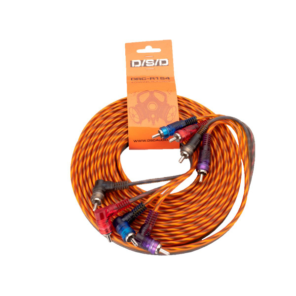 Кабель DSD DRC-R154 RCA 5 метров, 4 канала, витая пара / Межбочный ...