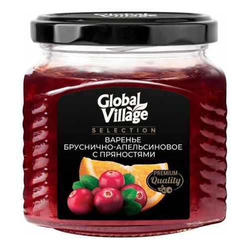 Варенье Global Village Selection бруснично-апельсиновое с пряностями ...