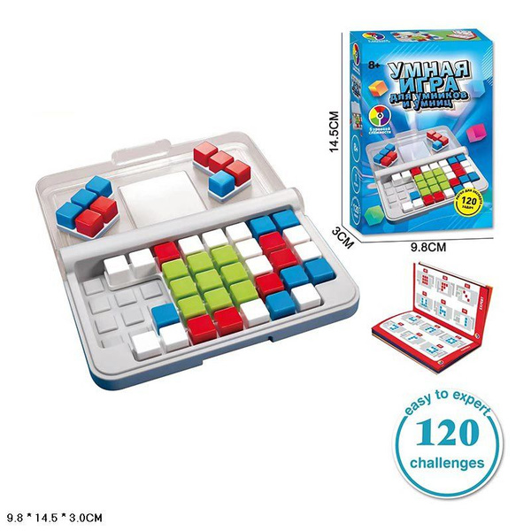 Характеристики Умная игра головоломка. Настольные игры для детей от 7 ...