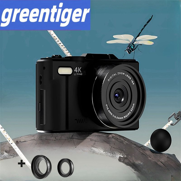 Компактный фотоаппарат Greentiger WD03 WIFI-ZXJ-GMS QUAN JIA, черный ...