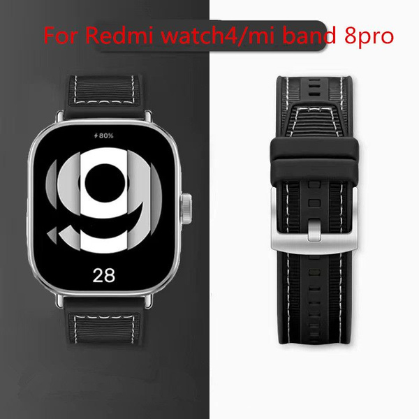 Силиконовые нейлоновые ремешки для Redmi Watch 4 Mi Band 8 Pro Смарт ...