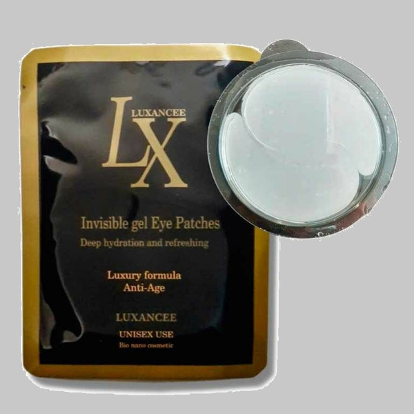 Прозрачные гидрогелевые патчи для глаз 1 шт/Luxancee Invisible Gel Eye ...
