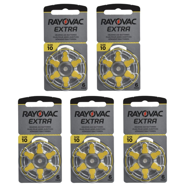 48 Batterie Per Apparecchi Acustici Rayovac Extra Advanced 10. 6 Blister Da 8 Pile - Foto 6